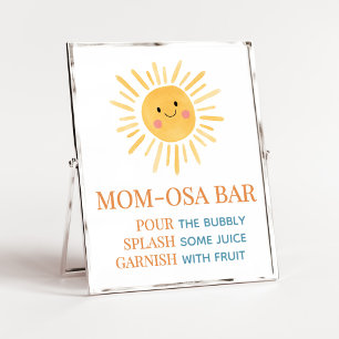 Sunshine Here Comes the Son Mom Osa Bar Poster