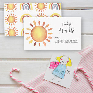 Sunshine how big is mommy's belly enclosure card