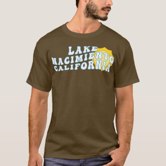 Sunshine in Lake Nacimiento California Retro Wavy T-Shirt