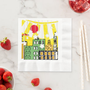 SUNSHINE IN THE CITY NAPKINS