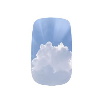 Sunshine In The Clouds Minx Nail Art by Stoned_Hamster at Zazzle