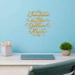 Gold Letters Wall Decals & Stickers