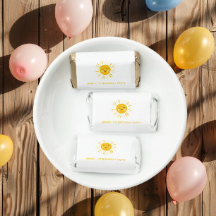 Sunshine is Turning One Birthday Party Hershey's Miniatures