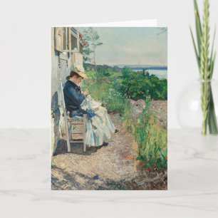 Sunshine, Kalvøya   Eilif Peterssen Card