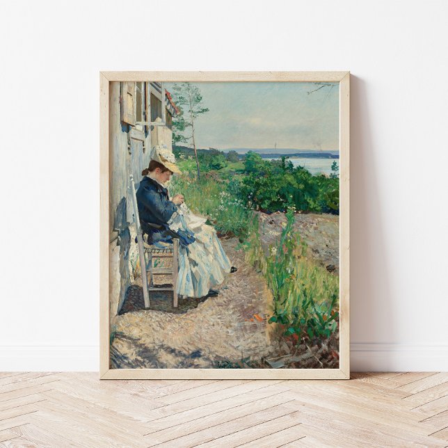 Sunshine, Kalvøya | Eilif Peterssen Poster (Creator Uploaded)