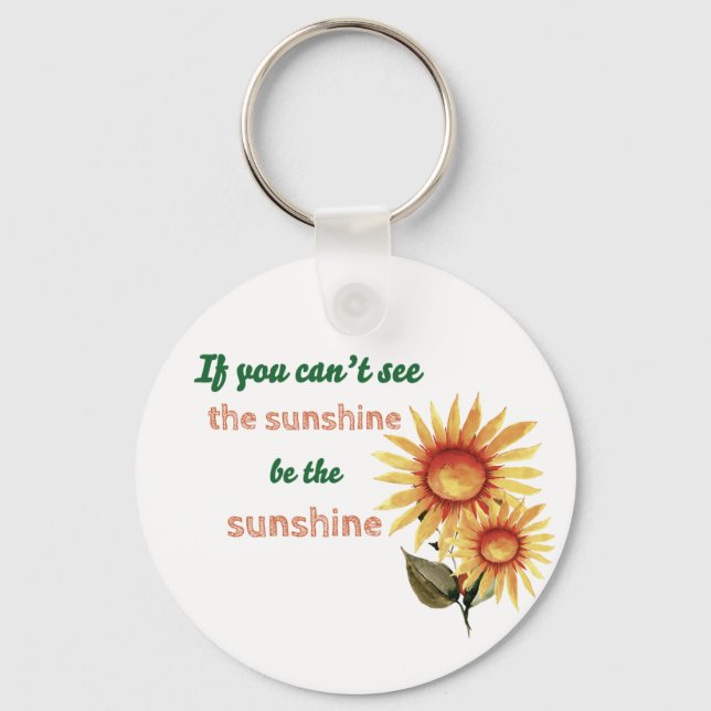 Sunshine Keychain (Front)