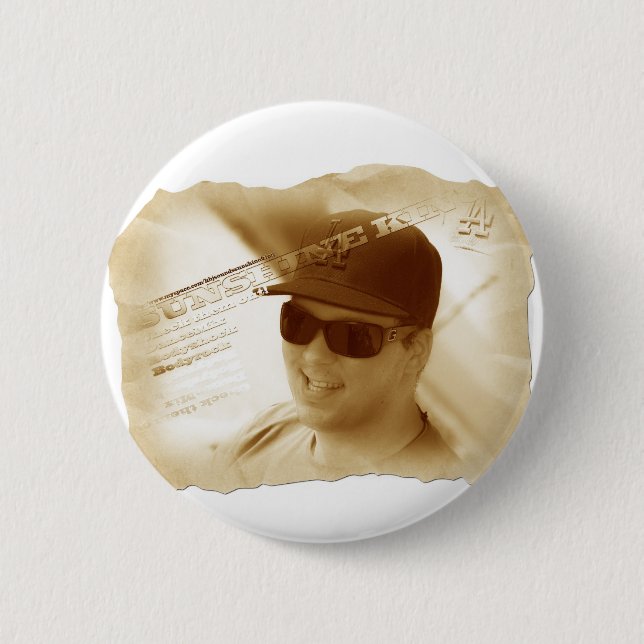 Sunshine King Bodyrock Button (Front)