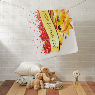 SUNSHINE KISSES BABY BLANKET