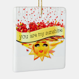 SUNSHINE KISSES CERAMIC ORNAMENT
