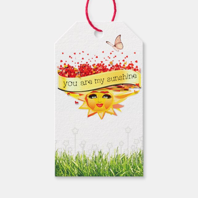 SUNSHINE KISSES GIFT TAGS (Front)