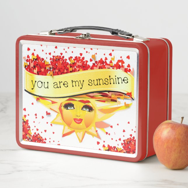 SUNSHINE KISSES METAL LUNCH BOX (In Situ)