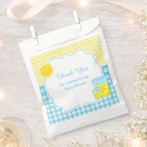 Sunshine & Lemonade Blue & Yellow  Favor Bag