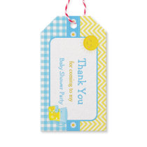 Sunshine & Lemonade Blue & Yellow Gift Tag