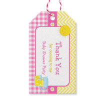 Sunshine & Lemonade Pink & Yellow Gift Tag