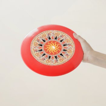 Sunshine Mandala Wham-o Frisbee by DigitalArtMania at Zazzle