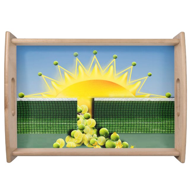SUNSHINE MATCH Accent Pillow Serving Tray (Front)