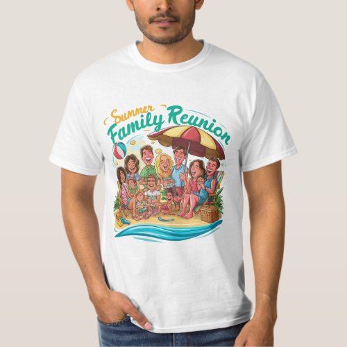 Sunshine Memories Summer Family Reunion T_Shirt