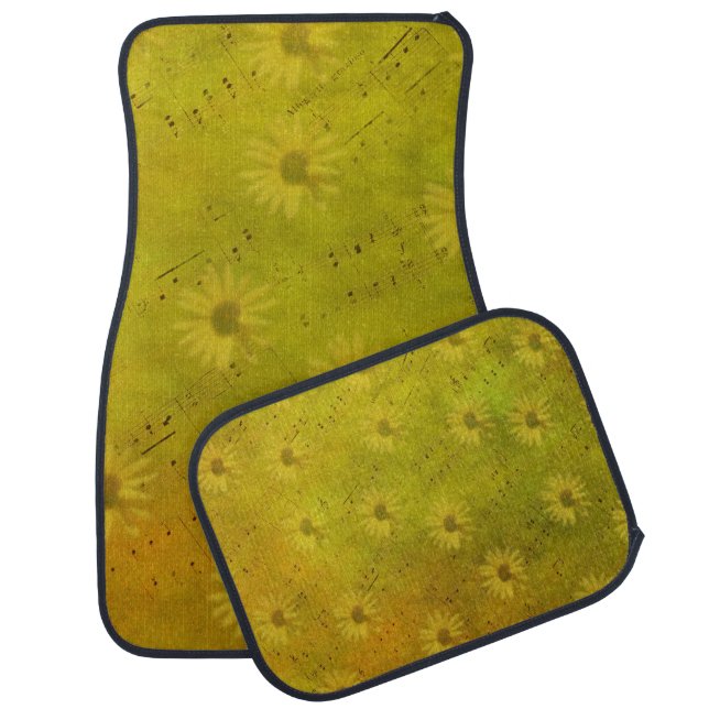 Sunshine Mixed Media Car Floor Mat (Set)