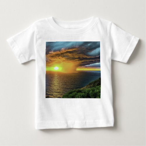 Sunshine Mixed with a Little Hurricane Baby T_Shirt