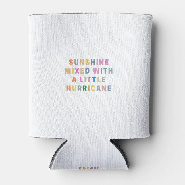 Sunshine mixed with a little Hurricane | Religious Can Cooler (Front)