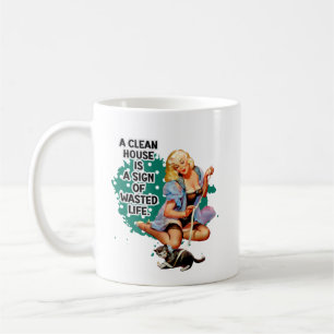 Sunshine Mixed with Hurricane Retro Housewife Coffee Mug