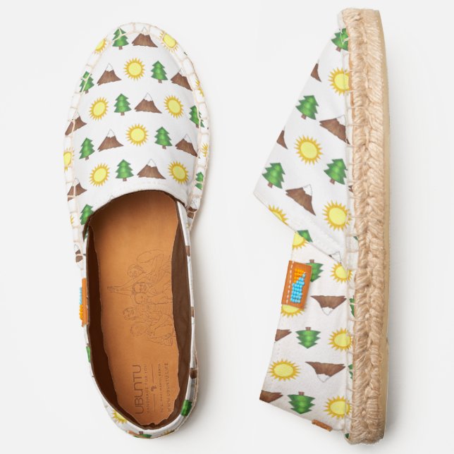 Sunshine Mountain Tree Summer Camp Hiking Outdoors Espadrilles (Side)