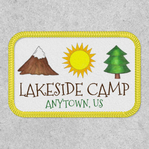 Sunshine Mountain Tree Summer Camp Hiking Outdoors Patch