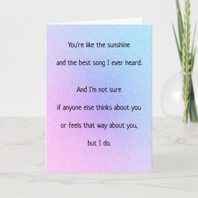 Sunshine Music and You Holiday Card (Front)