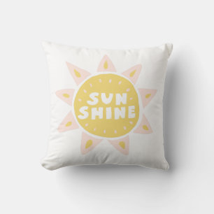 Sunshine Nursery Throw Pillow