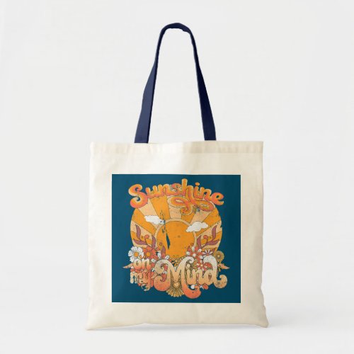 Sunshine On My Mind Go Outdoor Camping Flower and Tote Bag