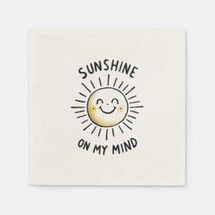 Sunshine On My Mind Napkins