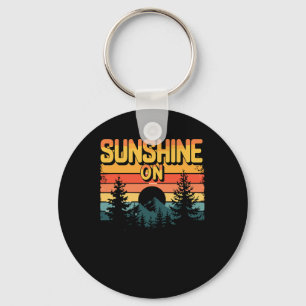 Sunshine On My Shoulders For Outdoor And Sunset Lo Keychain