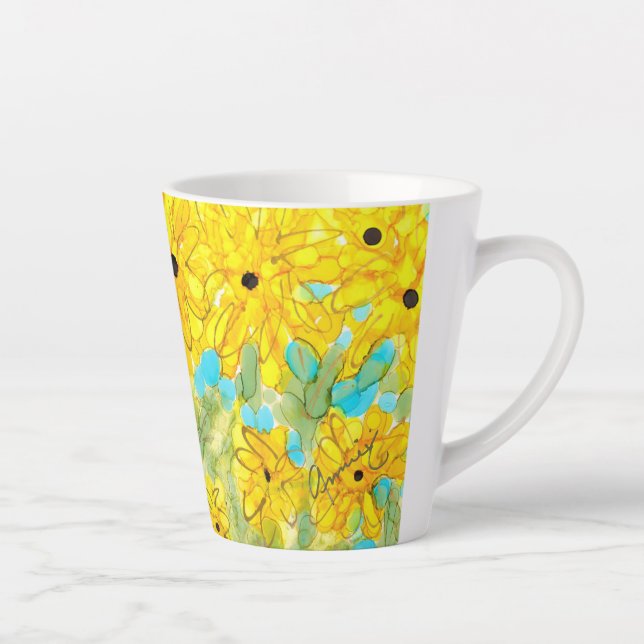 Sunshine On My Shoulders Latte Lovitude Cup (Right)