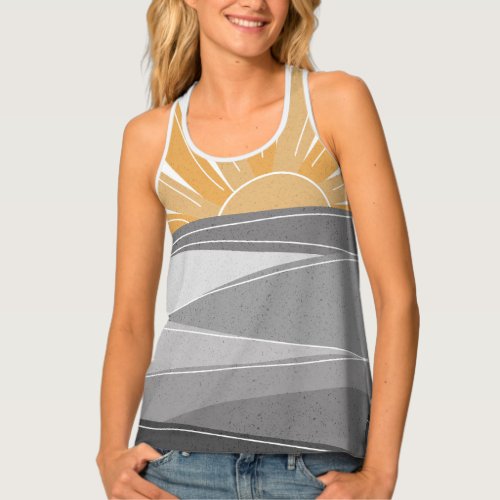 Sunshine on Shades Of Grey Tank Top