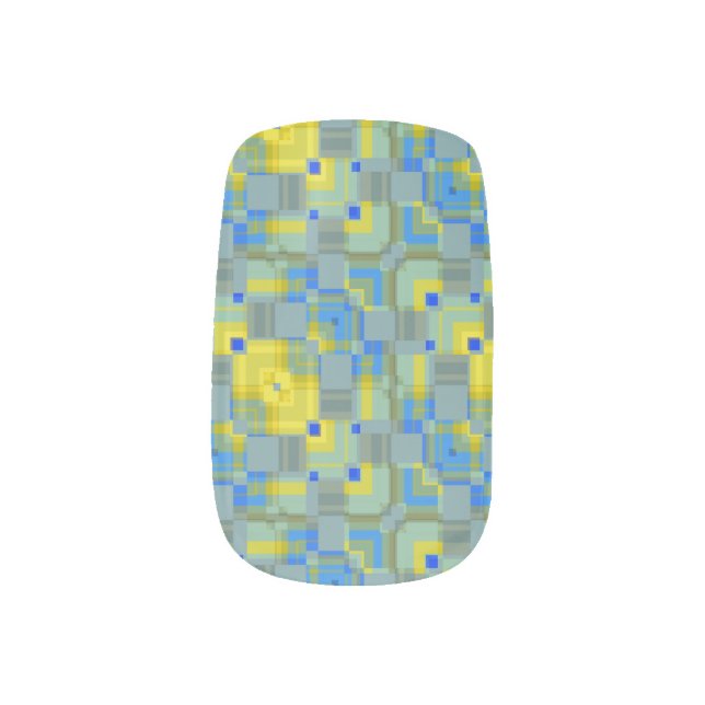 Sunshine on the Sea Minx Nail Wraps (Left Thumb)