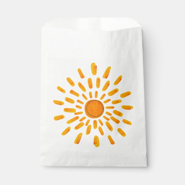 Sunshine Party favor bag (Front)