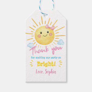 Sunshine Party Favor Tag Gift Birthday Baby Shower