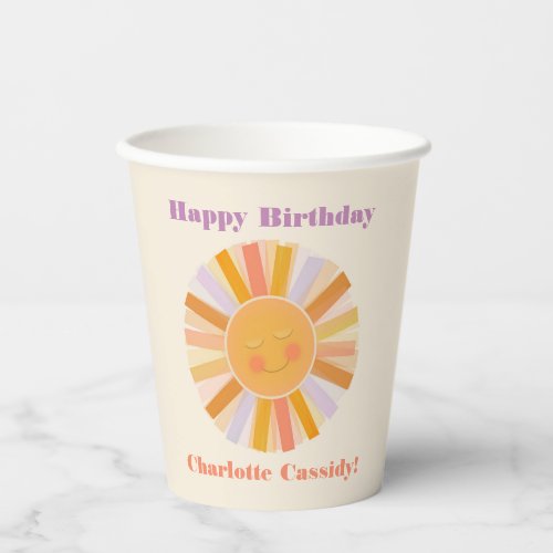 Sunshine Party Paper cup