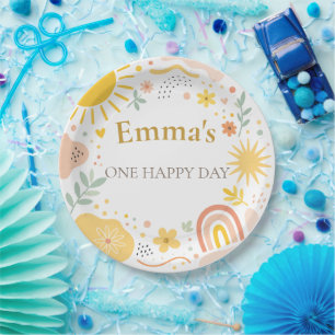 Sunshine Party Plates Bright Celebration