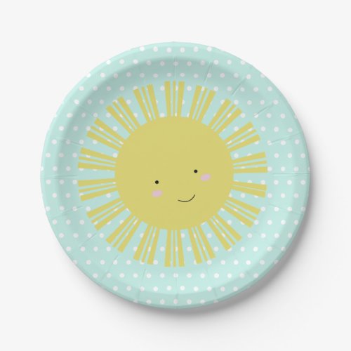 Sunshine Party Supplies Birthday Sun Customize Me Paper Plates