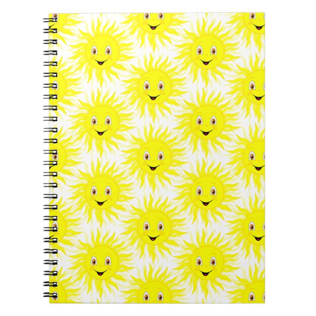 Sunshine Pattern Baby Notebook (Front)
