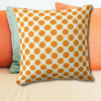 Sunshine Pattern Throw Pillow