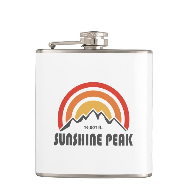 Sunshine Peak Flask (Front)