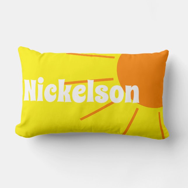 Sunshine Personalized Lumbar Pillow (Front)