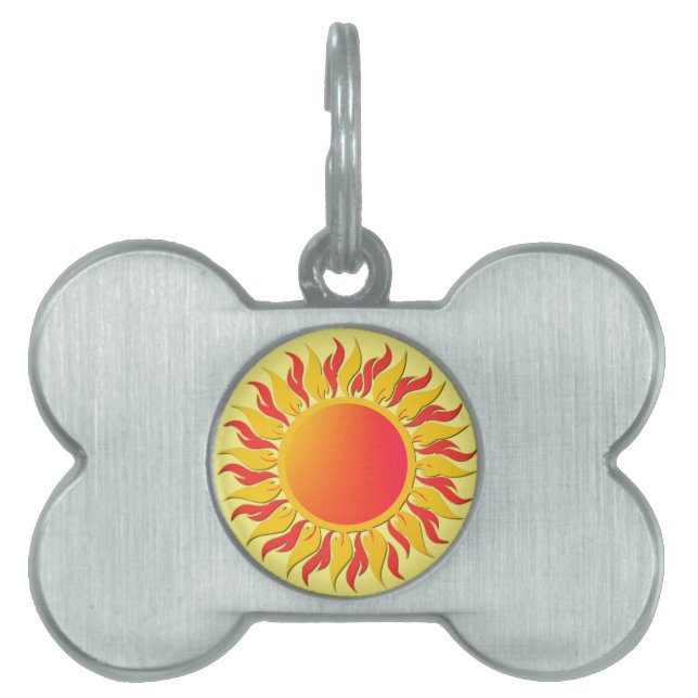 Sunshine Pet ID Tag (Front)