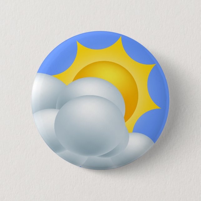 Sunshine Pinback Button (Front)