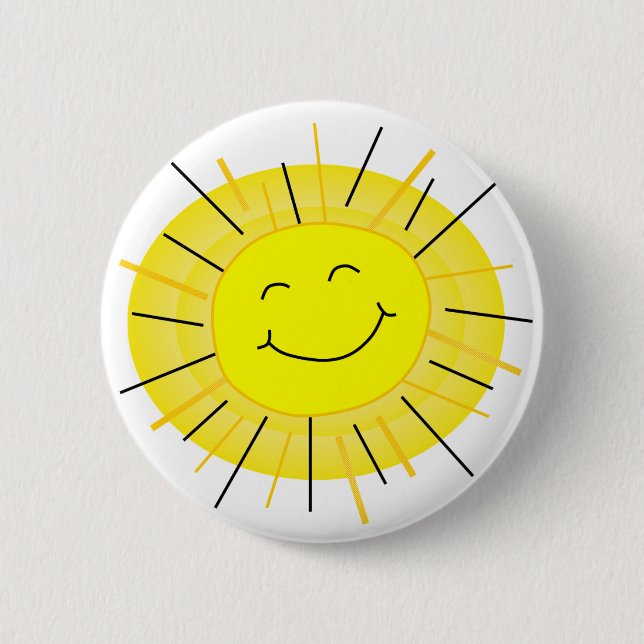 Sunshine Pinback Button (Front)