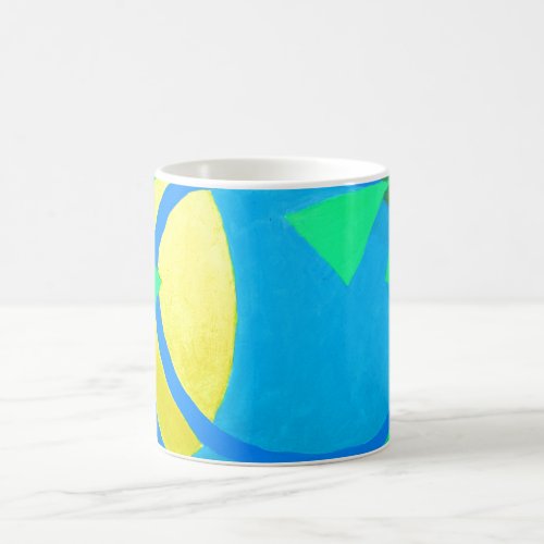 Sunshine Poolside Seaside Vibe Abstract Art Coffee Mug