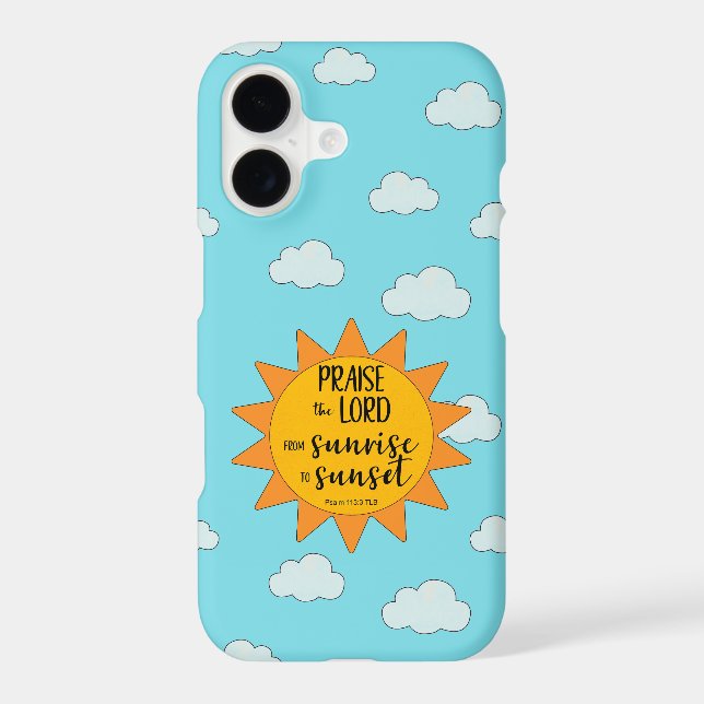 Sunshine Praise the Lord iPhone Case (Back)