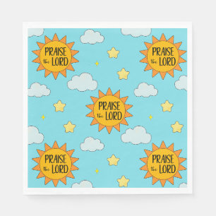 Sunshine Praise the Lord Napkins